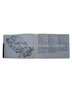 1988 LAMBORGHINI LM002 OWNERS MANUAL 2