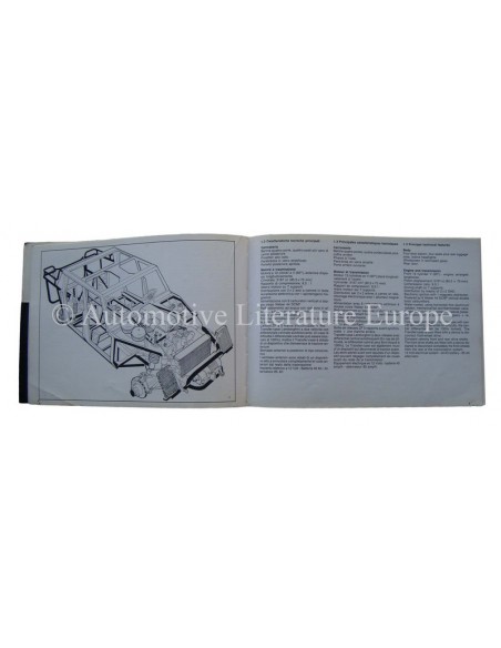 1988 LAMBORGHINI LM002 INSTRUCTIEBOEKJE