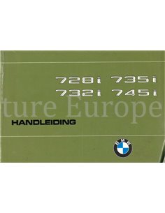 1980 BMW 7 SERIES OWNERS MANUAL DUTCH