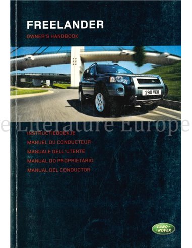 2004 LAND ROVER FREELANDER BETRIEBSANLEITUNG NIEDERLÄNDISCH