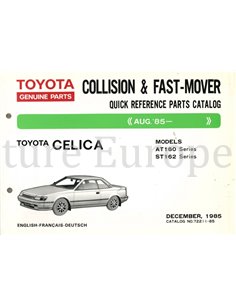 1986 TOYOTA CELICA SNEL ONDERDELENHANDBOEK