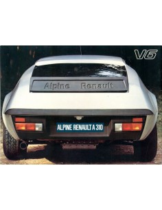 1978 ALPINE A310 V6 BROCHURE NEDERLANDS 2