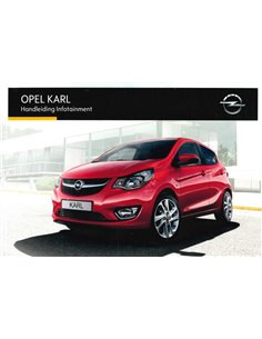 2016 OPEL KARL OWNERS MANUAL DUTCH