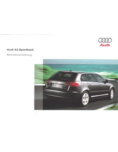2007 AUDI A3 SPORTBACK OWNERS MANUAL GERMAN