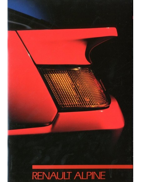 1987 ALPINE GT V6 BROCHURE NEDERLANDS