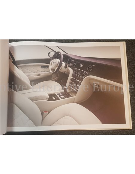 2015 BENTLEY MULSANNE BIRKIN HARDCOVER BROCHURE ENGELS
