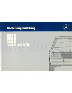 1987 MERCEDES BENZ E KLASSE BETRIEBSANLEITUNG DEUTSCH