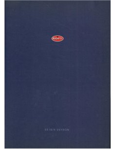 BUGATTI EB 18/4 VEYRON PROSPEKT ENGLISCH