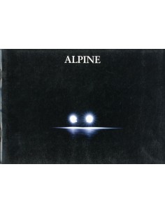 1992 ALPINE A610 TURBO BROCHURE FRANS