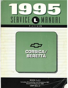 1995 CHEVROLET CORSICA | BERETTA WERKRPLAATSHANDBOEK ENGELS 2