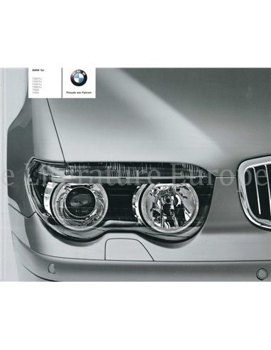 2004 BMW 7 SERIE BROCHURE DUITS