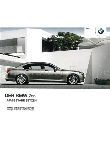 2011 BMW 7ER PROSPEKT DEUTSCH