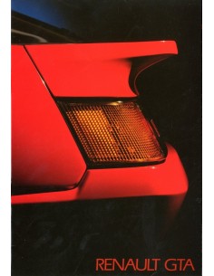 1986 ALPINE GTA BROCHURE ENGELS