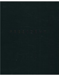 1996 NISSAN PRESIDENT HARDCOVER BROCHURE JAPANESE