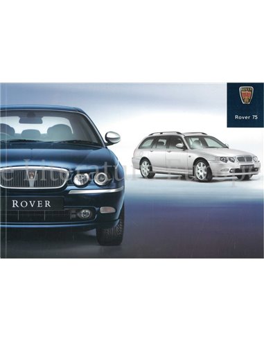 2002 ROVER 75 BROCHURE ENGLISH