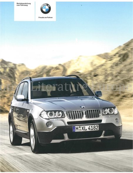 2008 BMW X3 OWNERS MANUAL GERMAN