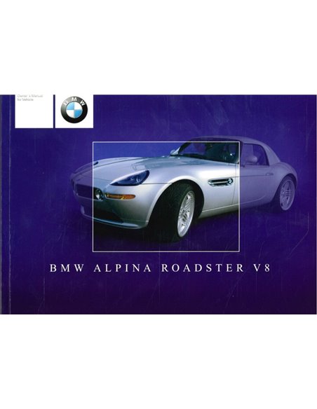 2003 BMW ALPINA ROADSTER V8 INSTRUCTIEBOEKJE ENGELS (US)