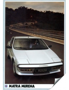 1983 MATRA MURENA BROCHURE NEDERLANDS