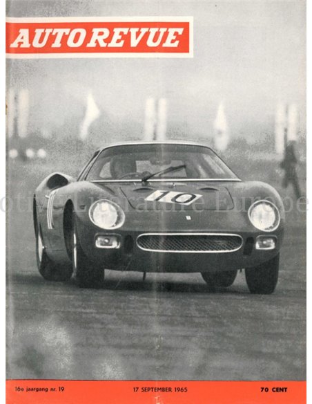 1965 AUTO REVUE MAGAZINE 19 NEDERLANDS