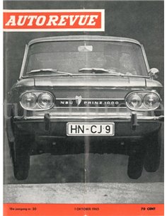 1965 AUTO REVUE MAGAZINE 20 NIEDERLÄNDISCH