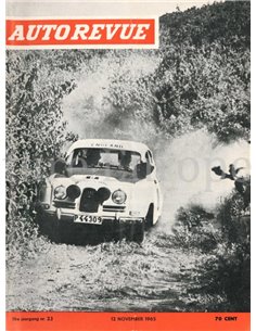 1965 AUTO REVUE MAGAZINE 23 NIEDERLÄNDISCH