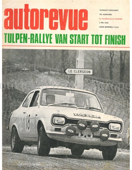 1968 AUTO REVUE MAGAZINE 09 Niederländisch