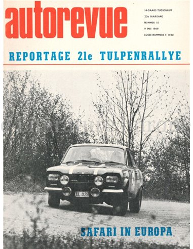 1969 AUTO REVUE MAGAZINE 10 NEDERLANDS