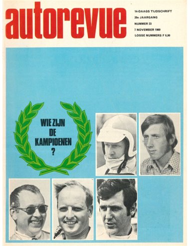 1969 AUTO REVUE MAGAZIN 23 Niederländisch