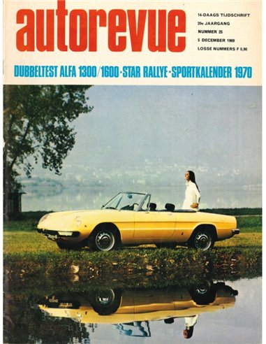 1969 AUTO REVUE MAGAZINE 25 NEDERLANDS