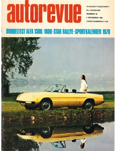1969 AUTO REVUE MAGAZINE 25 NEDERLANDS