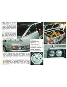1969 LANCIA FLAVIA COUPÉ 2000 BROCHURE 2