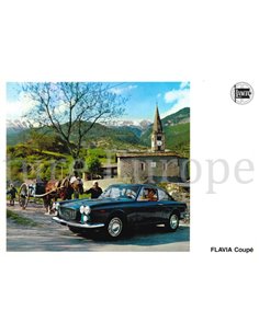 1967 LANCIA FLAVIA COUPÉ 1800 BROCHURE ENGELS