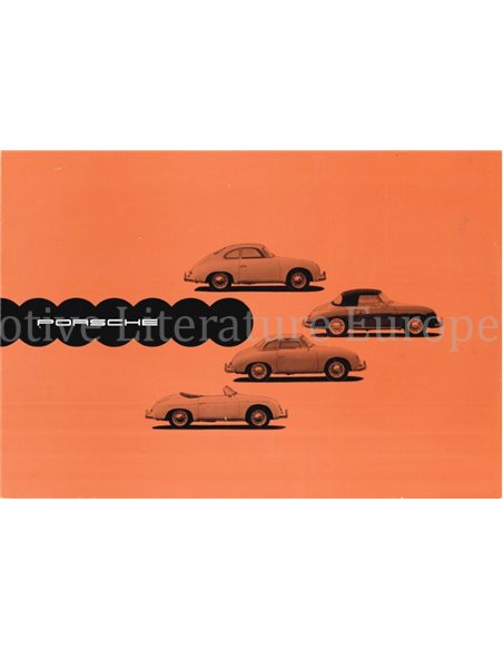 1957 PORSCHE 356 A RANGE BROCHURE GERMAN