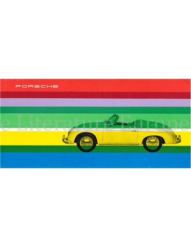 1958  PORSCHE 356 A CONVERTIBLE PROSPEKT FRANZÖSISCH
