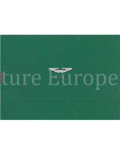 2001 ASTON MARTIN PROGRAMM PROSPEKT BOX DEUTSCH | ENGLISCH 2