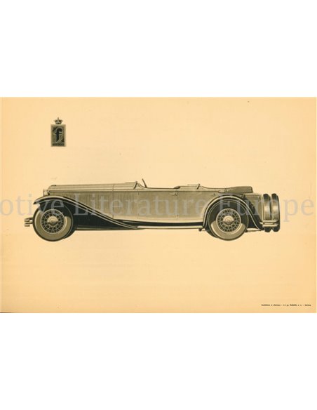 1933 LANCIA ARTENA | ASTURA | DILAMBDA PROSPEKT ENGLISCH