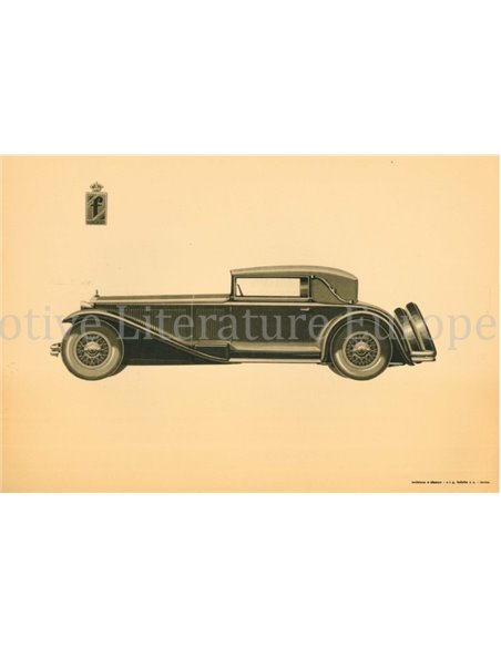 1933 LANCIA ARTENA | ASTURA | DILAMBDA PROSPEKT ENGLISCH