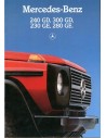 1986 MERCEDES BENZ G KLASSE BROCHURE NEDERLANDS