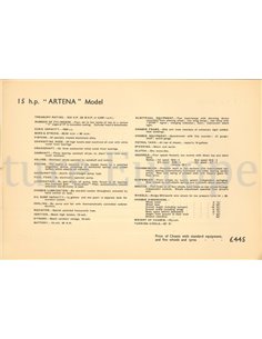 1933 LANCIA ARTENA | ASTURA | DILAMBDA BROCHURE ENGLISH 2