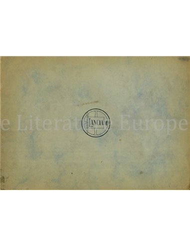 1933 LANCIA ARTENA | ASTURA | DILAMBDA PROSPEKT ENGLISCH