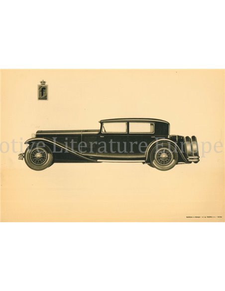 1933 LANCIA ARTENA | ASTURA | DILAMBDA BROCHURE ENGLISH