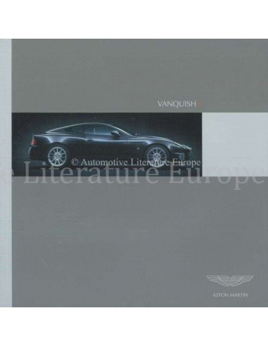 2004 ASTON MARTIN VANQUISH S BROCHURE GERMAN