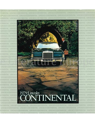 1979 LINCOLN CONTINENTAL BROCHURE ENGLISH