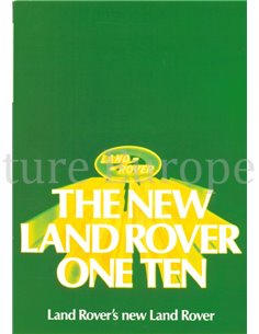 1982 LAND ROVER 110 BROCHURE ENGLISH