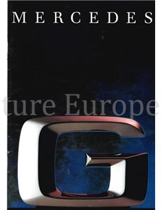 1990 MERCEDES BENZ G KLASSE BROCHURE NEDERLANDS