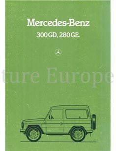 1982 MERCEDES BENZ G KLASSE BROCHURE ENGELS