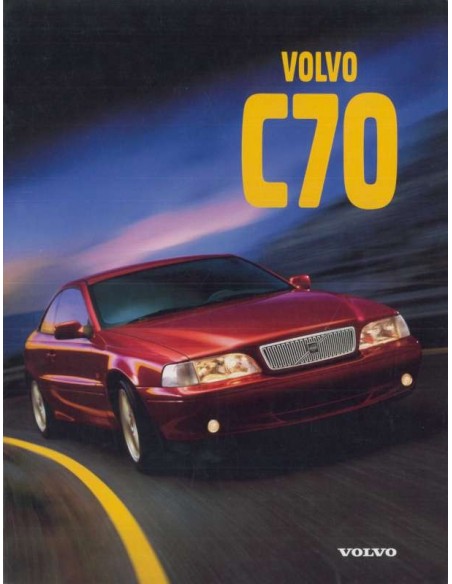 1997 VOLVO C70 BROCHURE ENGELS