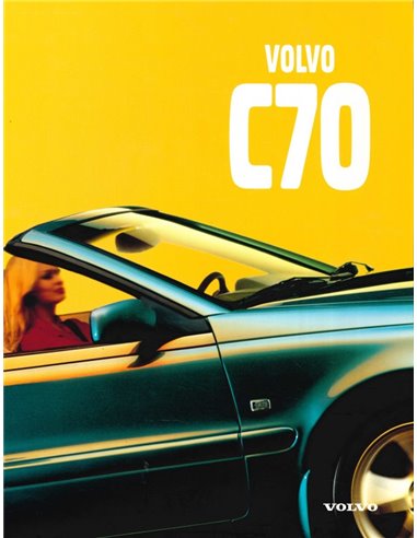 1997 VOLVO C70 CABRIOLET PROSPEKT DEUTSCH