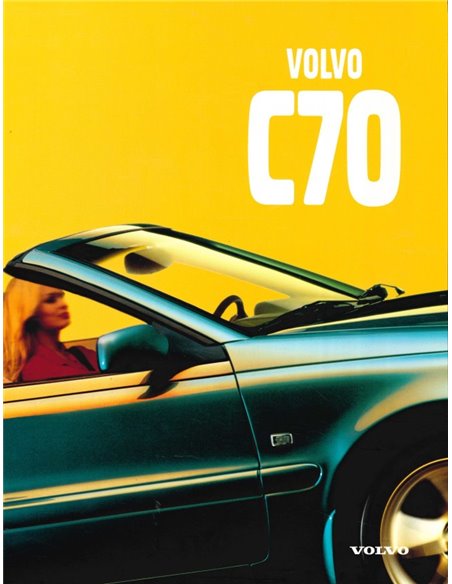 1997 VOLVO C70 CABRIOLET BROCHURE DUITS