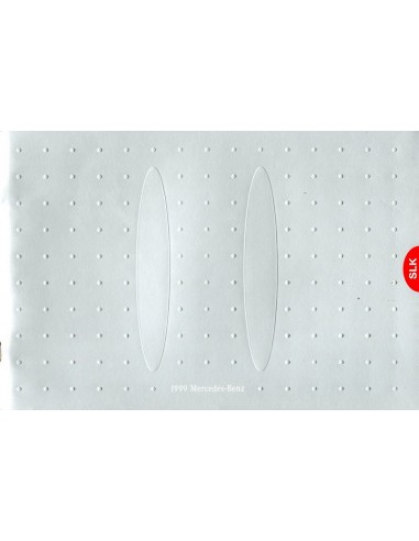 1999 MERCEDES BENZ SLK BROCHURE ENGELS USA